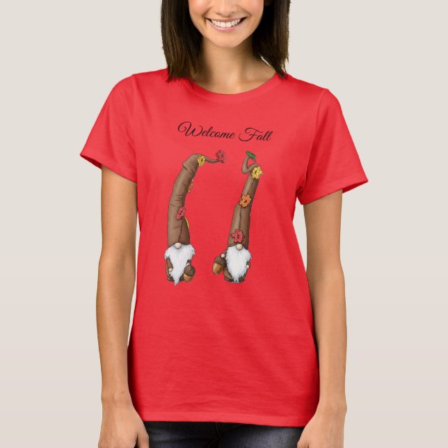Välkommen höst  t shirt (Framsida)