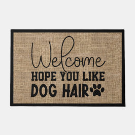 Välkommen Hund älskare Sarcastic Funny Doormat