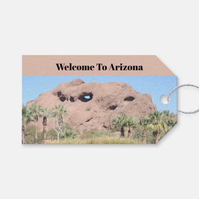 Välkommen husgäst till Arizona Phoenix landmärke Presentetikett (Framsidan (Horisontell))