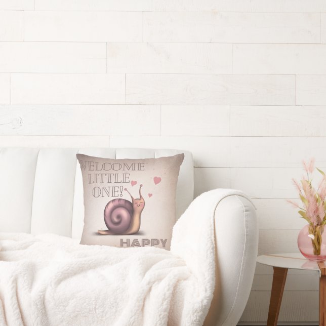 Välkommen i dekorativ kudde (Soffa)