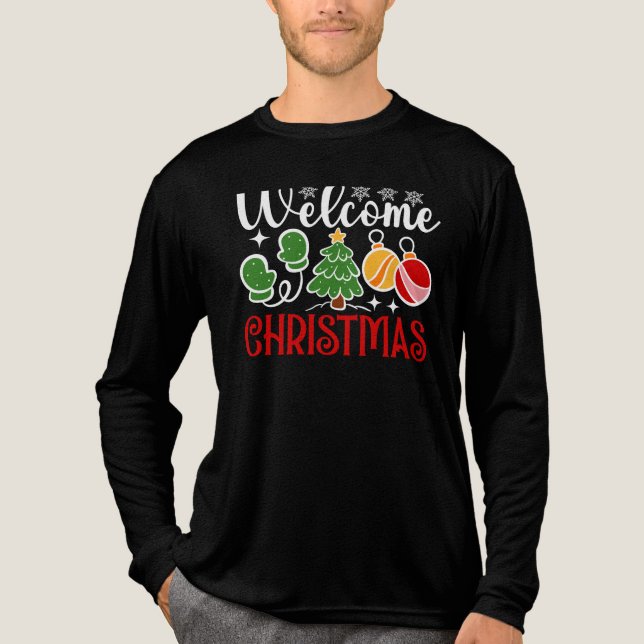 Välkommen jul t shirt (Framsida)