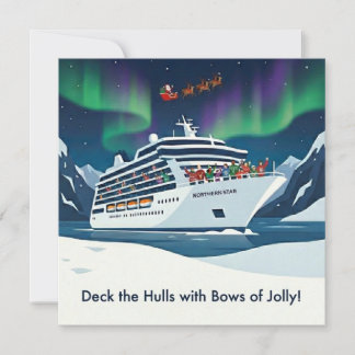 Välkommen julen. Julkort för kryssare!