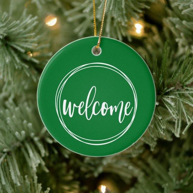 Välkommen - Julens prydnad Julgransprydnad Keramik (Träd)