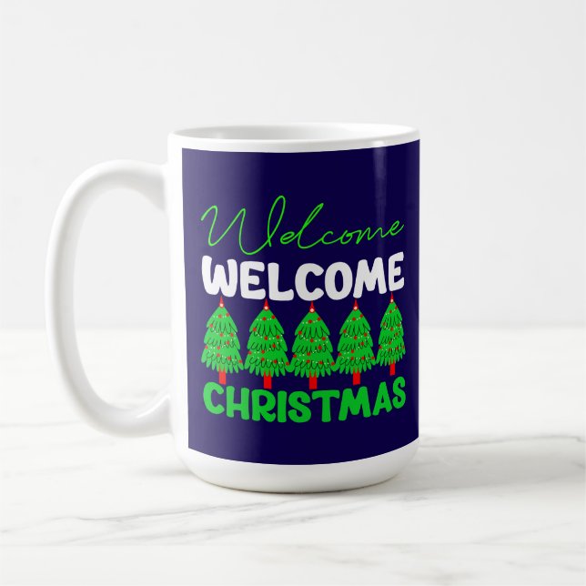 Välkommen Julgran Holiday Design-85600 Kaffemugg (Vänster)