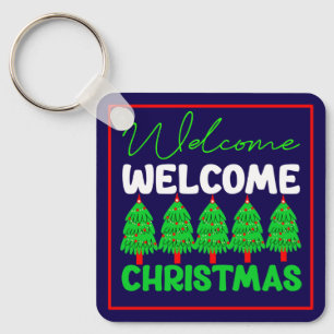 Välkommen Julgran Holiday Design-85600 Nyckelring