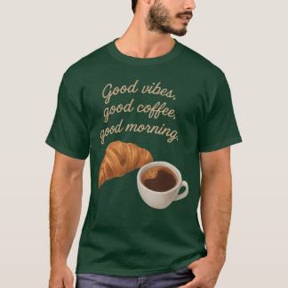 Välkommen kaffekrokanillustration vän t shirt