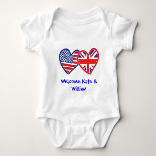 Välkommen Kate & William/ Royal Bröllop T Shirt