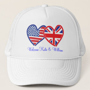 Välkommen Kate & William/ Royal Bröllop Truckerkeps