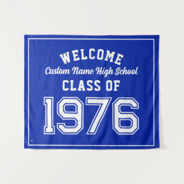 Välkommen Klass 1976, Blå Återträff Festdekoration