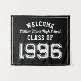 Välkommen Klass 1996, Svart Återträff Fest Dekorat