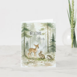 Välkommen lilla en - Skogsvänner Kort