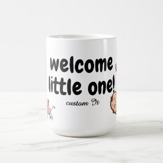 Välkommen lilla en – Söt baby-muggomslag Kaffemugg