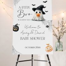 Välkommen Little Boo Baby Shower Halloween