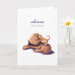 Välkommen Little Explorer Lejon Kort