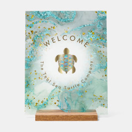 Välkommen logotyp för havssköldpaddor