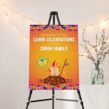 Välkommen Lohri tecken som indiska Lohri tecken