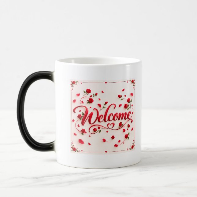 Välkommen  magisk mugg (Vänster)