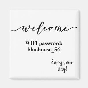 Välkommen Magnet Hyreslägenhet Wifi Lösenord
