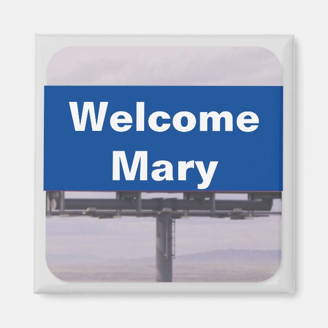 Välkommen Mary Magnet (Framsidan)