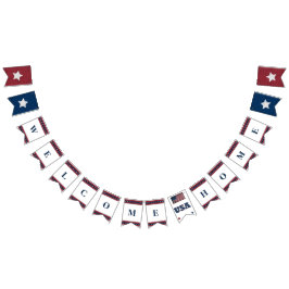 Välkommen militärbanderoll i hemmet vimplar