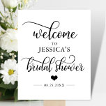 Välkommen Möhippa Heart WELCOME SIGN Poster<br><div class="desc">Eleganten VÄLKOMNAR helt enkelt MÖHIPPANS utformning på vit bakgrund och svart skripttopografi brev med litet hjärta. Perfekt för alla teman,  stil eller årstider.</div>