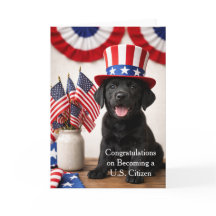 Välkommen nya amerikanska medborgare Patriotiska l