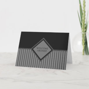 välkommen ombord (diamantStripe) Kort