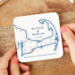 Välkommen Party Cocktail-timme för Cape Cod Bröllo Underlägg Papper Kvadrat<br><div class="desc">Behålla spår av all roligt som dina gäster har på Kap Cod-destinationsbröllopet med dessa anpassningsbar drinkar. Perfektens anpassade pappra underlägg för din Cape Cod clam bake, Förlovningsfest, Bröllop Welcome Party, Cocktail Hour eller Wedding Reception. Hand plockade i Kap Cod omfattar Barnstable, Bourne, Brewster, Buzzards Bay, Cataumet, Centerville, Chatham, Dennis, Dennis...</div>