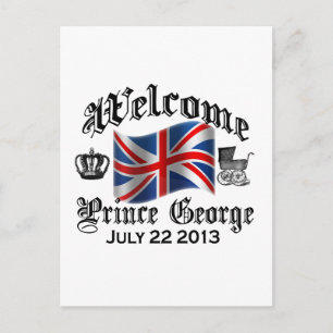 Välkommen Prince George juli 22 Vykort