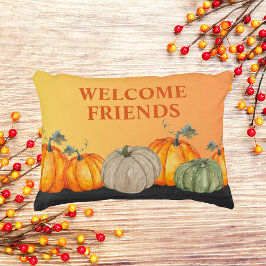 Välkommen Pumpkins Höst färger Prydnadskudde
