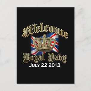 Välkommen Royal Baby Keepsaké Vykort