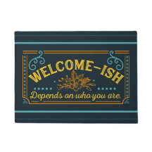 välkommen sarkastisk kalk/Gult/Orange