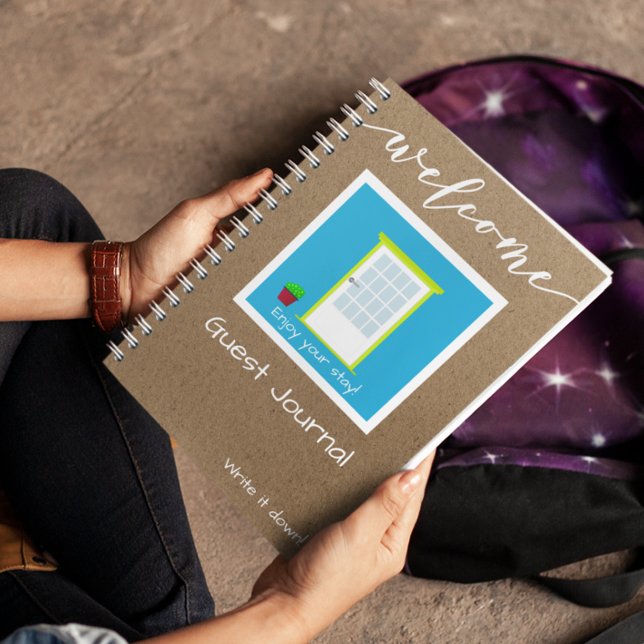 Välkommen Semester Fritidshus Gästbok Journal Anteckningsbok (Skapare uppladdad)