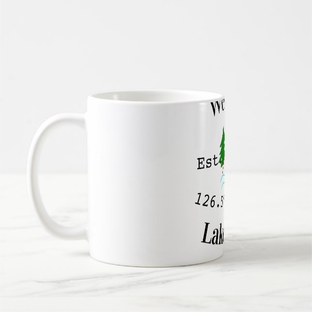 Välkommen sjöhus koordinater est. År berg  Kaffemugg (Vänster)
