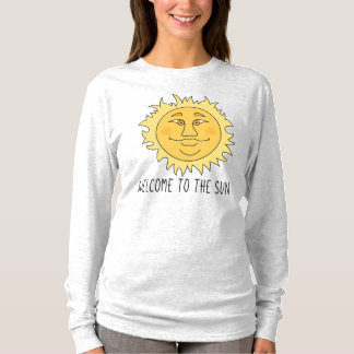 Välkommen Sol Kvinnors Basic Långärmad T-Shirt