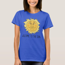 Välkommen Sol Kvinnors Grundläggande T-Shirt