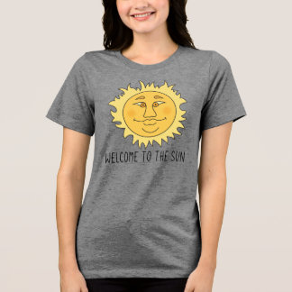 Välkommen Sol Kvinnors Tri-Blend T- T Shirt