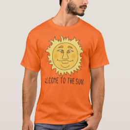 Välkommen Sol Mäns Grundläggande T-Shirt