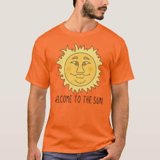 Välkommen Sol Mäns Grundläggande T-Shirt