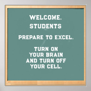 Välkommen Studenter Poster