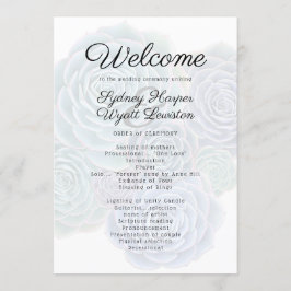 Välkommen Succulous Bröllop Ceremony-programmet Program