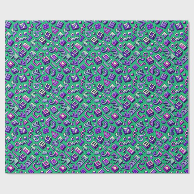 Välkommen till 90-talet presentpapper (Platt)