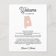 Välkommen till Alabama | Brev och Italien ANY FÄRG