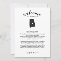 Välkommen till Alabama | Bröllop Brev och Irland