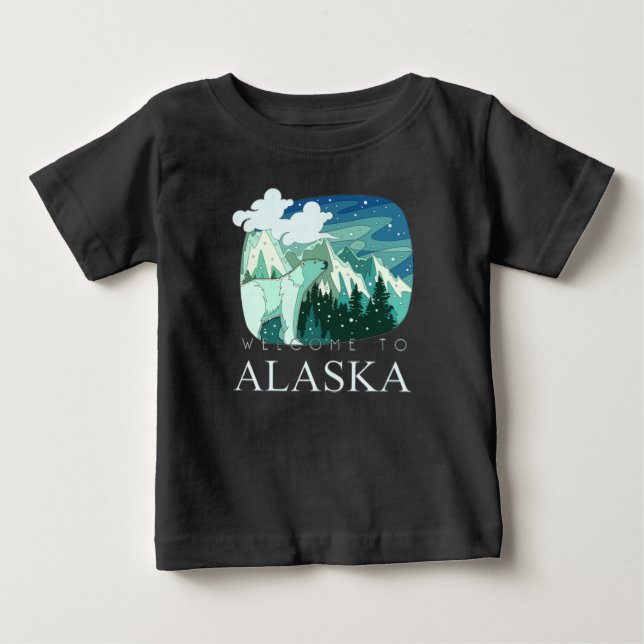 Välkommen till Alaska T Shirt (Framsida)
