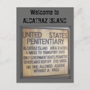 Välkommen till ALCATRAZ Vykort