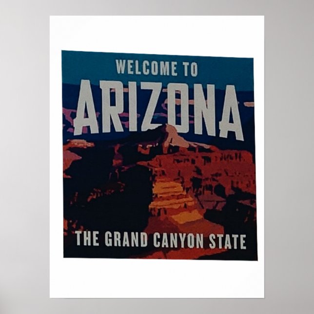 välkommen till arizona poster (Framsidan)