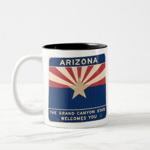 Välkommen till Arizona Två-Tonad Mugg