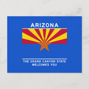 Välkommen till Arizona - USA Road Sign Vykort