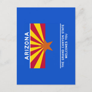 Välkommen till Arizona - USA Road Sign Vykort